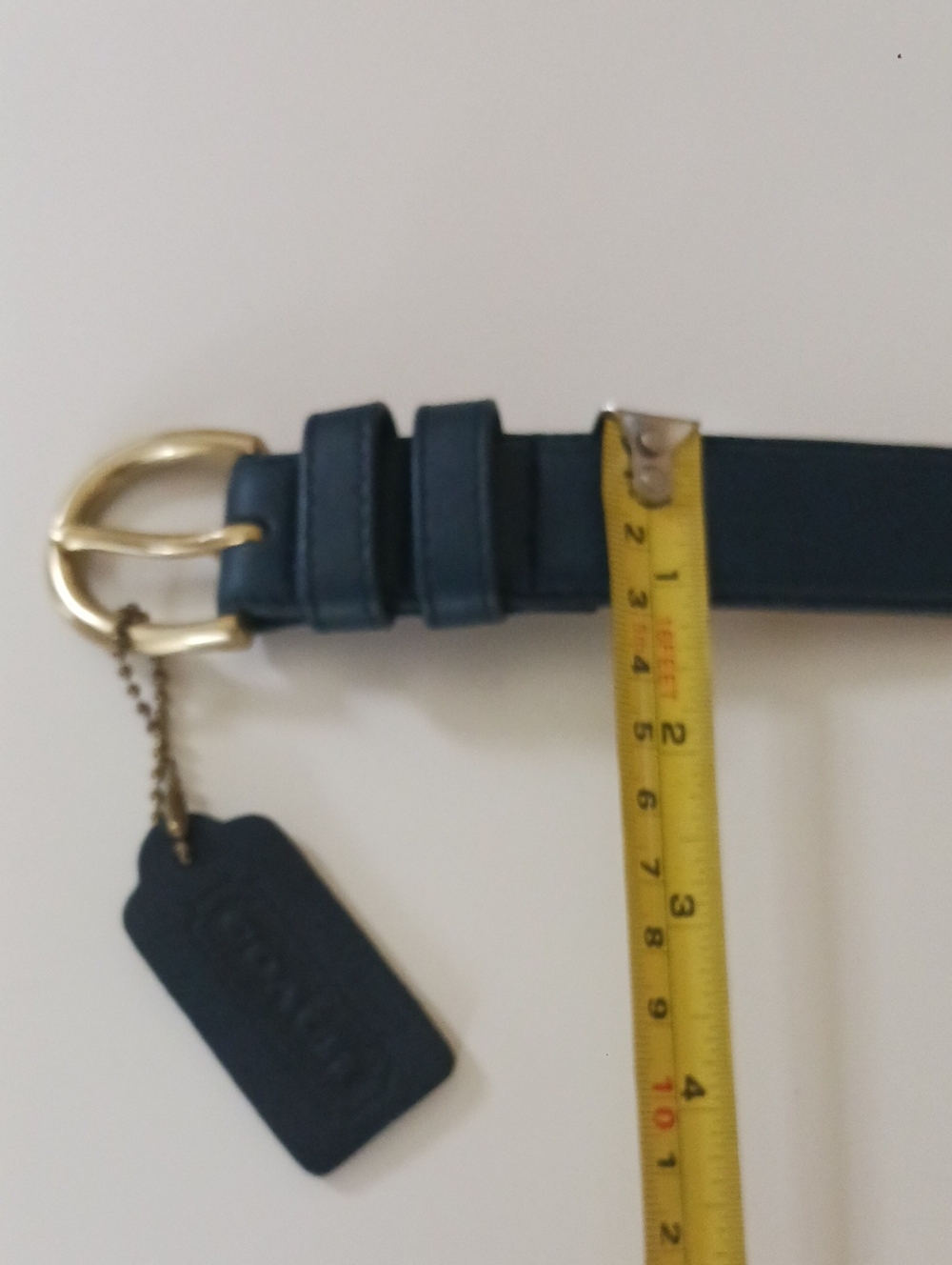 Vintage Coach Leather Belt - Picture 11 of 13